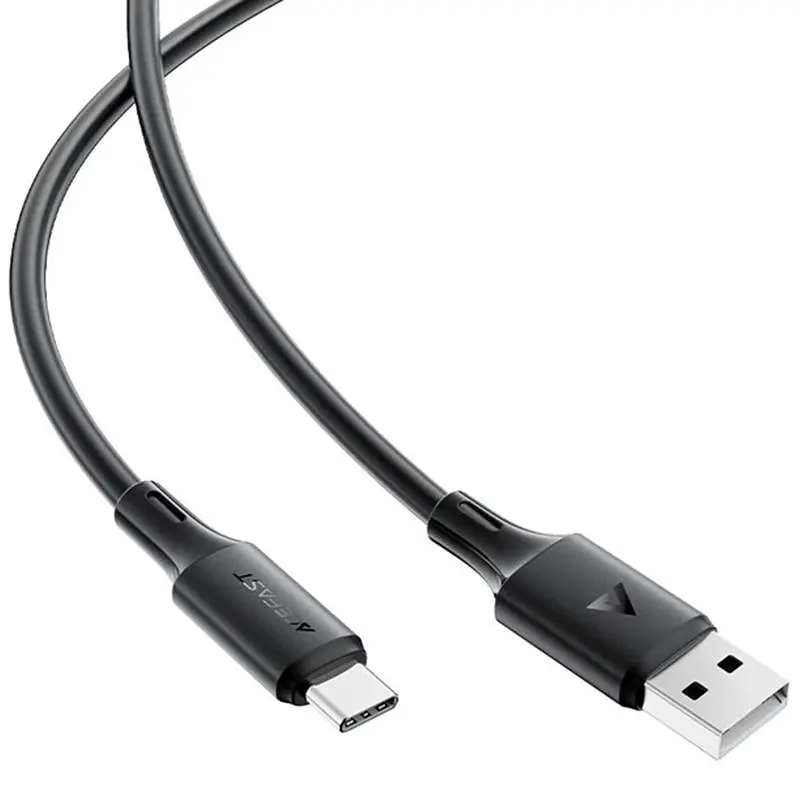 Дата кабель Acefast C17-04 USB to Type-C 3A (1.2m) Black - фото 3