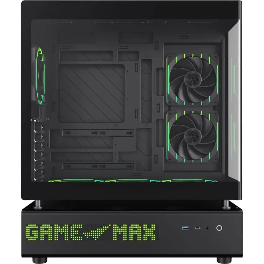 Корпус GameMax N90 Tempered Glass без БЖ Black (N90 BG) - фото 12