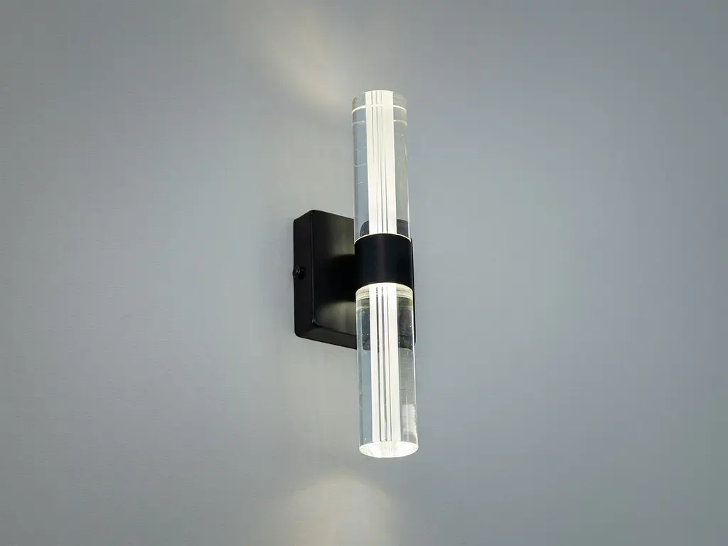 Бра настенное LED Diasha 9152-A BK Великолепное 6W 330 лм 220V черный акриловый плафон для кабинета коридора спальни кухни - фото 2