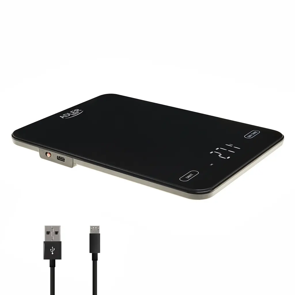 Ваги кухонні Adler AD 3177 до 10 кг з USB зарядкою - фото 4