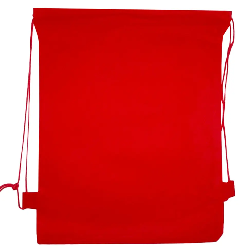 Дитяча сумка Bambi для взуття MK 3113(Red) на затяжці, розмір 28×36 см