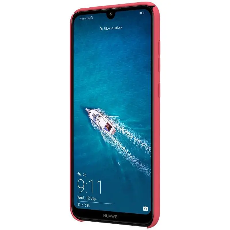 Чехол-накладка Nillkin Super Frosted Shield HuAwei Y7 Pro 2019/Enjoy 9 Red - фото 3