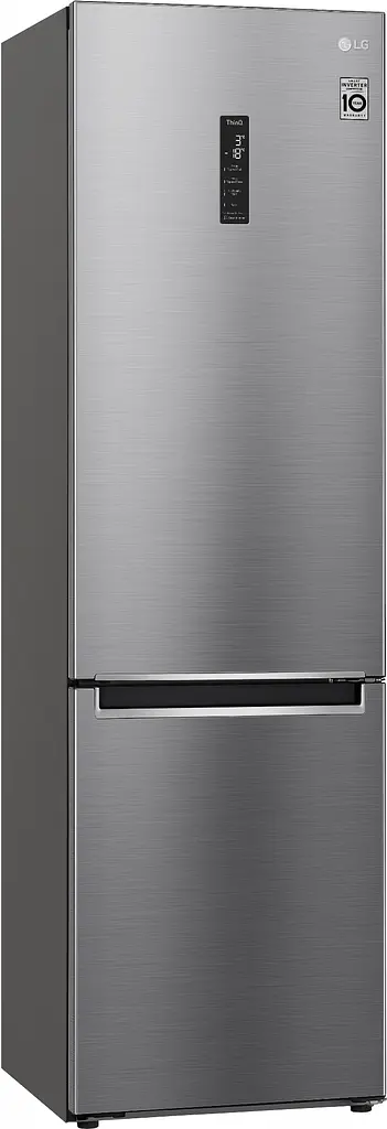 Холодильник с нижней морозильной камерой LG GA-B509MMQM Платиново-серебристый (GA-B509MMQM) - фото 3