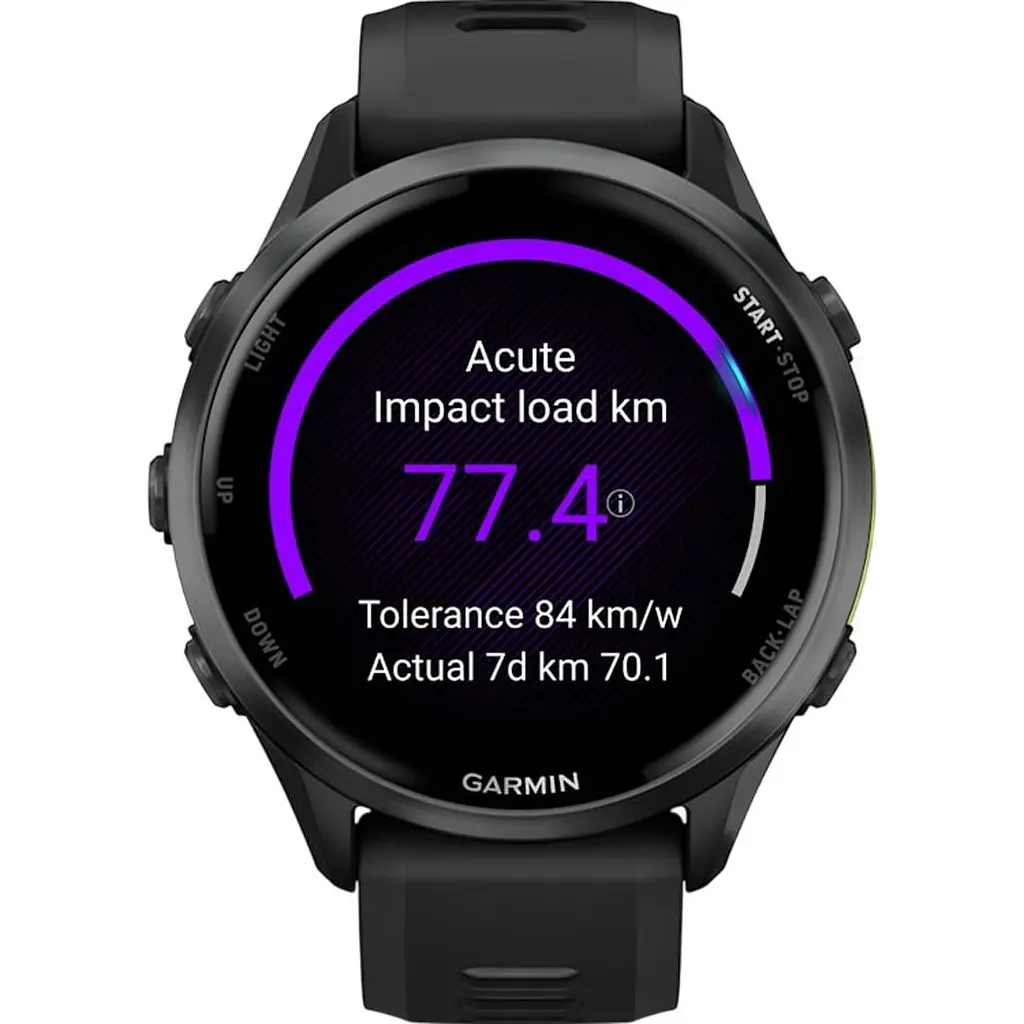 Смарт-годинник Garmin Forerunner 970 Carbon Grey DLC Titanium with Black Case and Black/Translucent Whitestone Band (010-02969-10) [137229] - фото 7