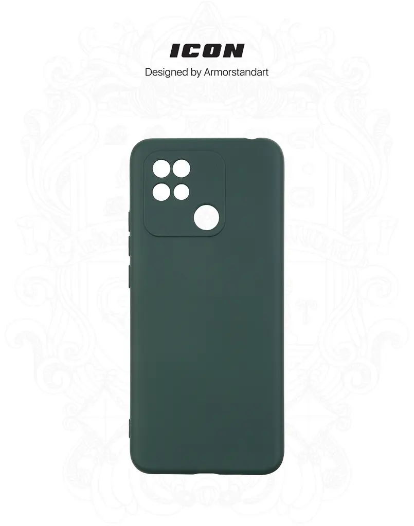 Чехол ArmorStandart ICON для Xiaomi Redmi 10C Camera cover Dark Green (ARM61311) - фото 3