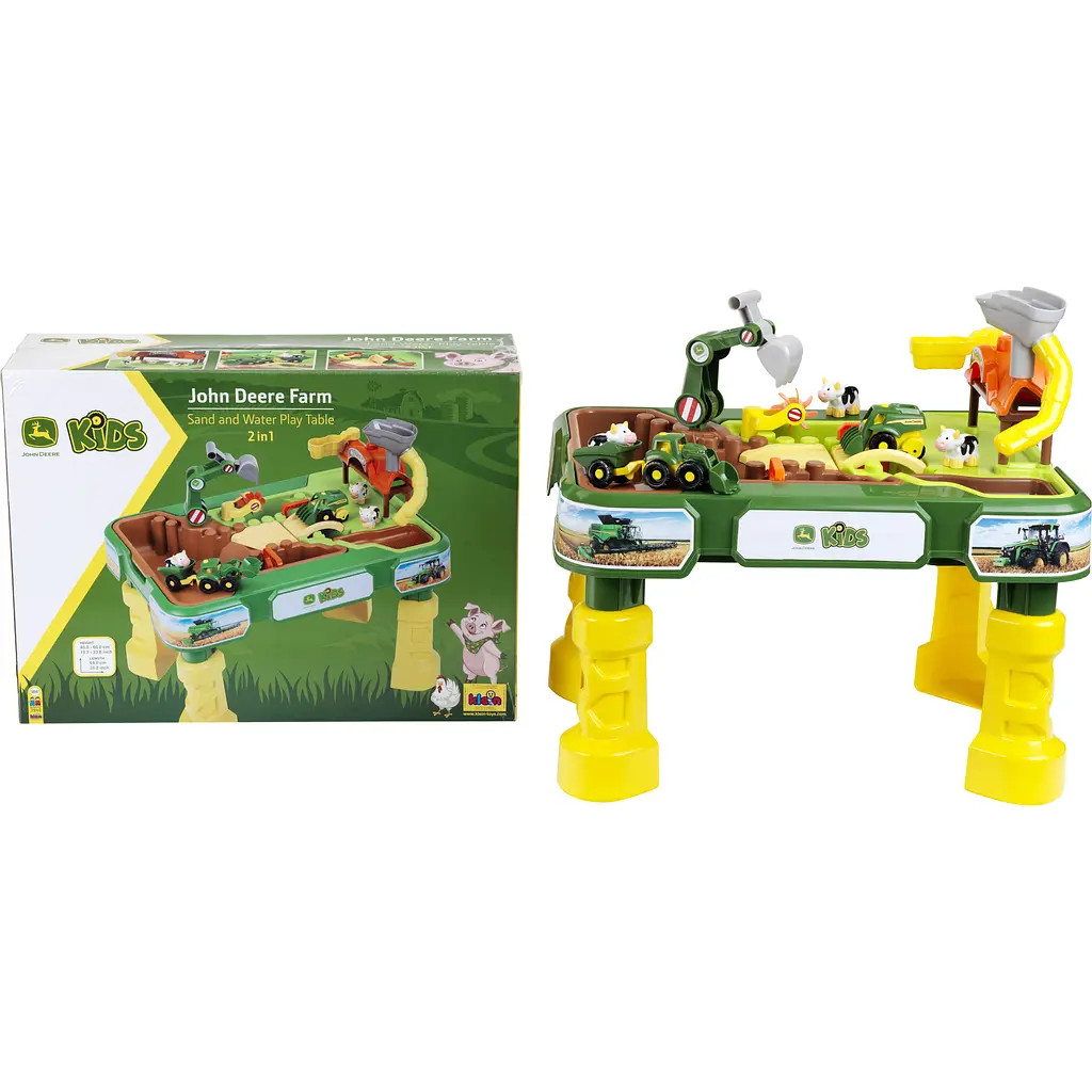 Стол для игр Klein John Deere Ферма 2 в 1 с песком и водой (3948) - фото 8
