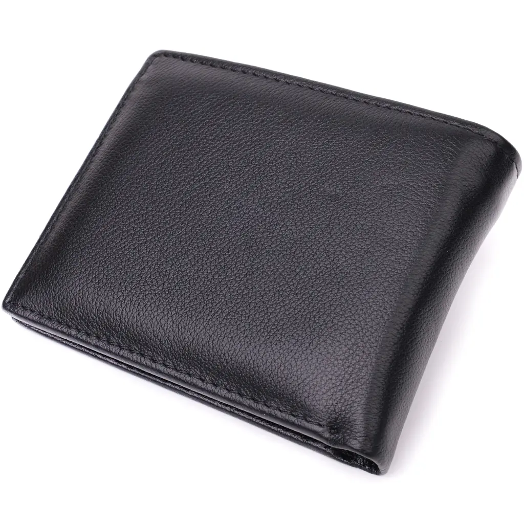 Чоловічий шкіряний гаманець ST Leather 11,5х8,7х1 см acs0028303 - фото 2