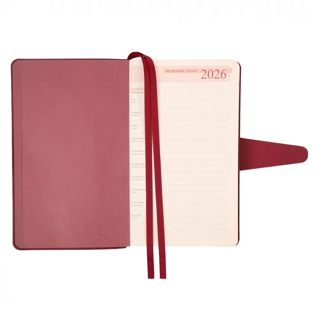 Записник діловий Leo Planner Alpha датований 12 х 20 см 352 сторінки (252630) - фото 6