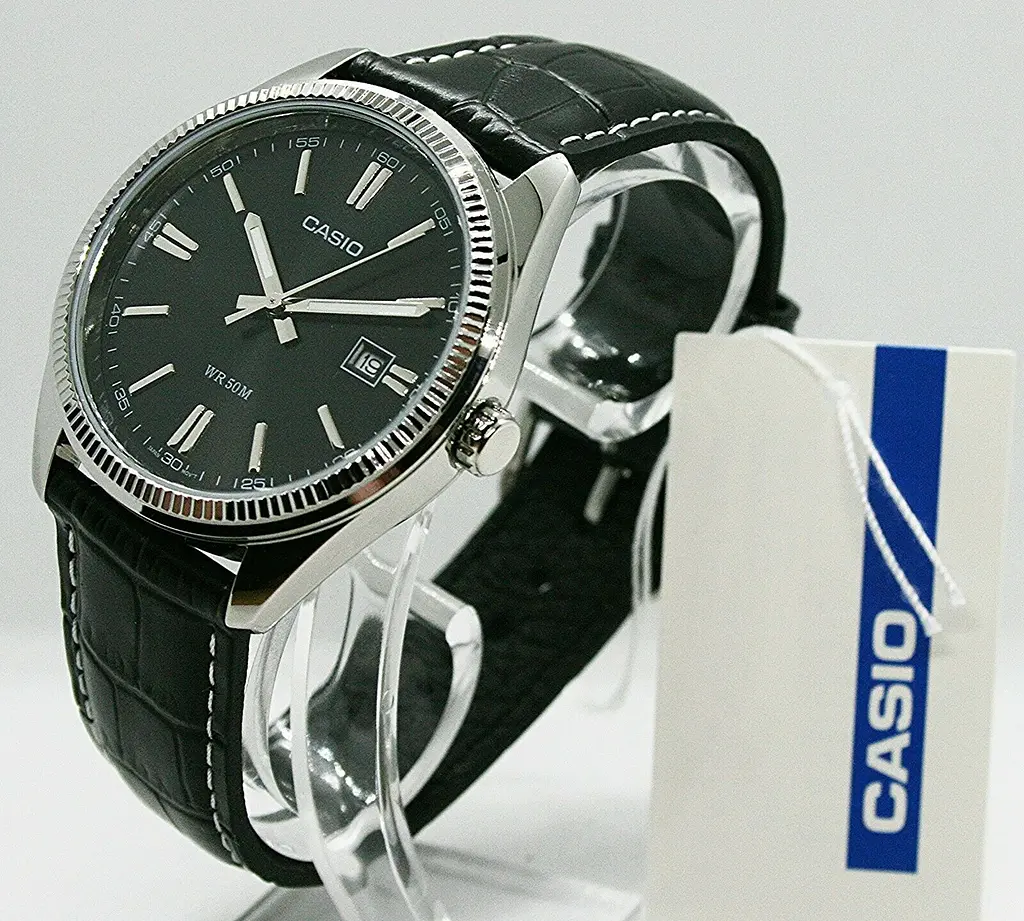 Годинники наручні чоловічі на шкіряному ремінці оригінальні Casio Collection MTP-1302PL-1AVEF (модуль №2784) - фото 8