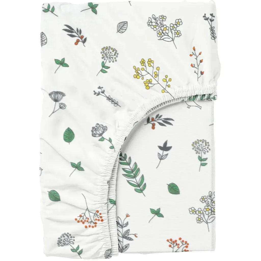Простирадло на резинці Cosas Wildflowers 180х200х20 см (FoliageBirds_180x200x20)