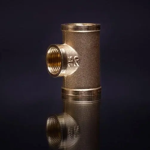 Редукционный тройник Lexline К.0212-В 3/4"х1/2"х3/4" ВОВ усиленный латунь 30412 - фото 2