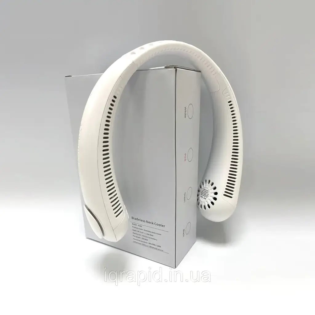 Гибкий вентилятор на шею USB Cat-neck Fan A206 Белый - фото 6
