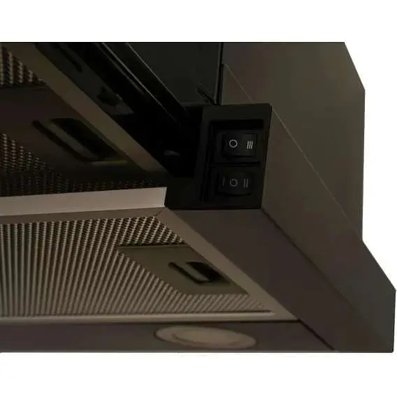 Вытяжка телескопическая Ventolux Garda 60 BK (700) LED - фото 3