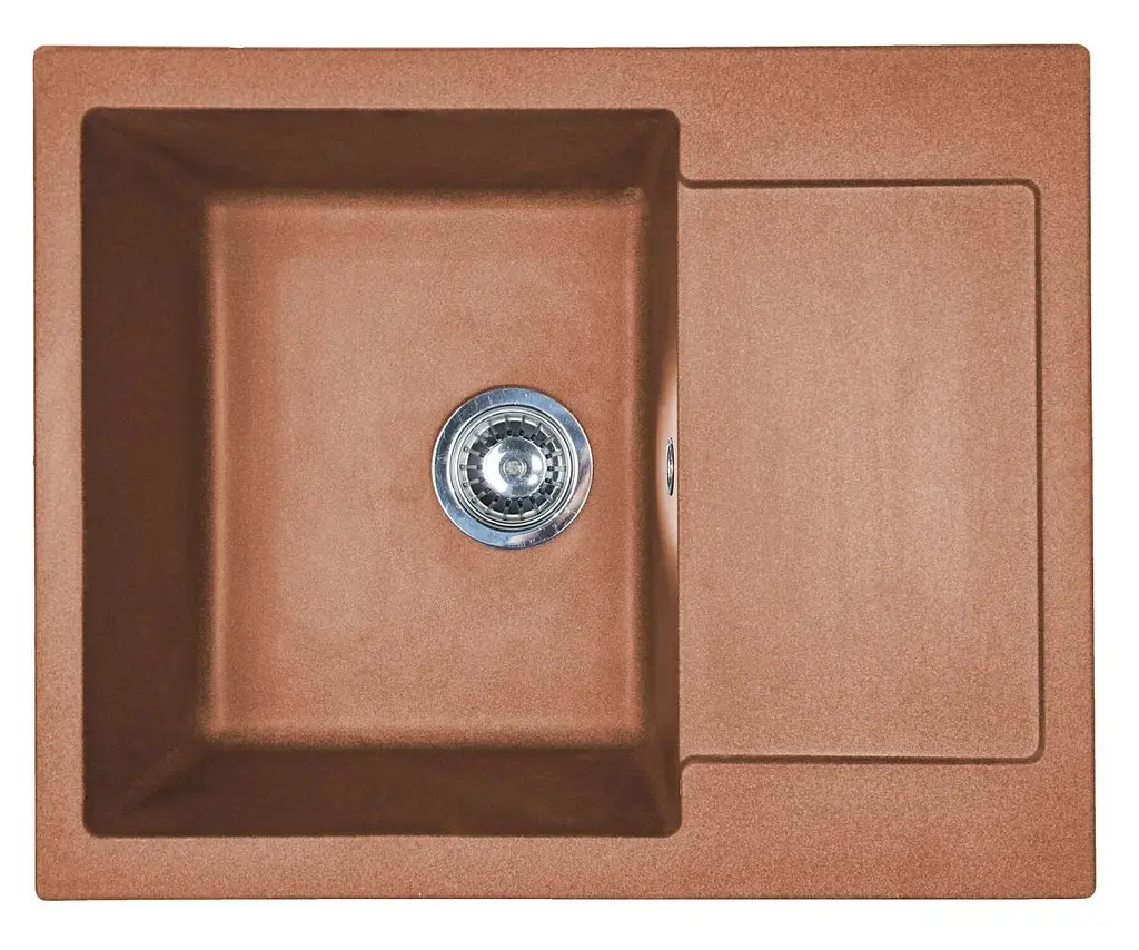 Кухонна мийка Adamant MINIMAL terra-cotta 615x495x200 мм, з крилом 61,5 см - фото 3