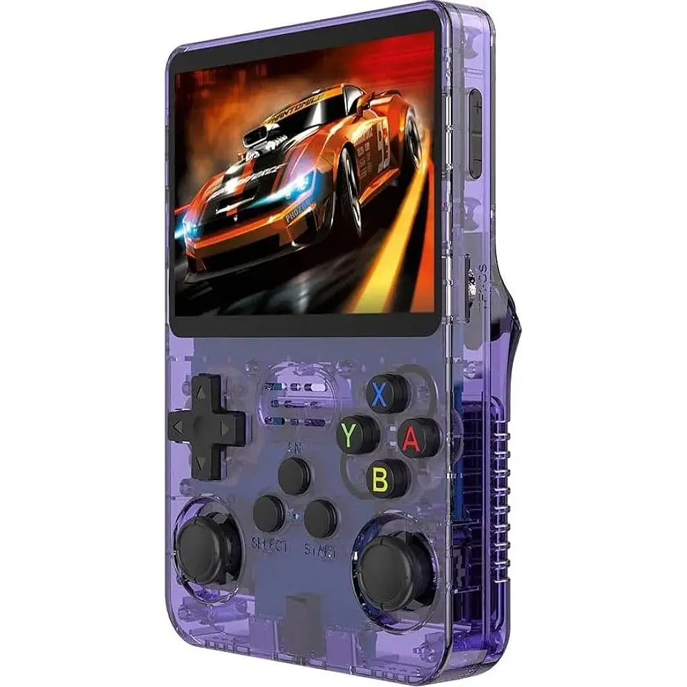 Ретро ігрова приставка Data Frog R36s 15000 games in 1 Purple [112452] - фото 3