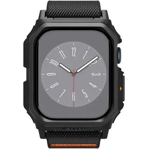 Чохол із ремінцем Spigen Lite Fit Pro Matte Black для Apple Watch Series 10 (2024) 46мм (ACS08609) - фото 5