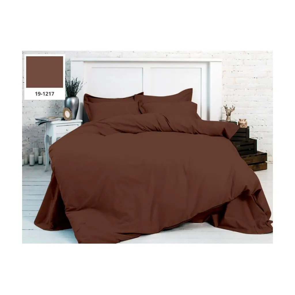 Постільна білизна MirSon Бязь Premium Chocolate Perla 160х220 (2200001477346)