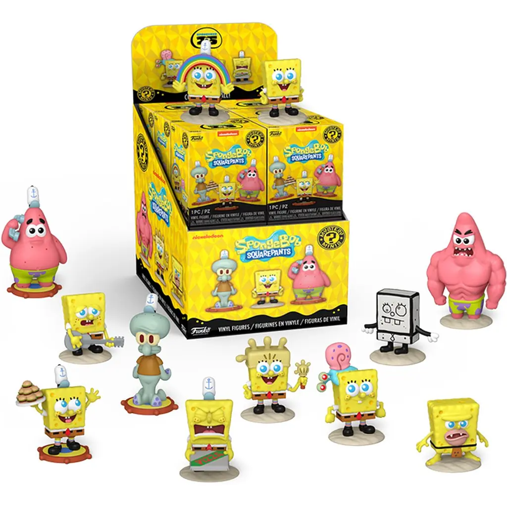 Игровая фигурка Funko Pop! Mystery Minis - Sponge Bob Square Pants Губка Боб в ассортименте (76102) - фото 2