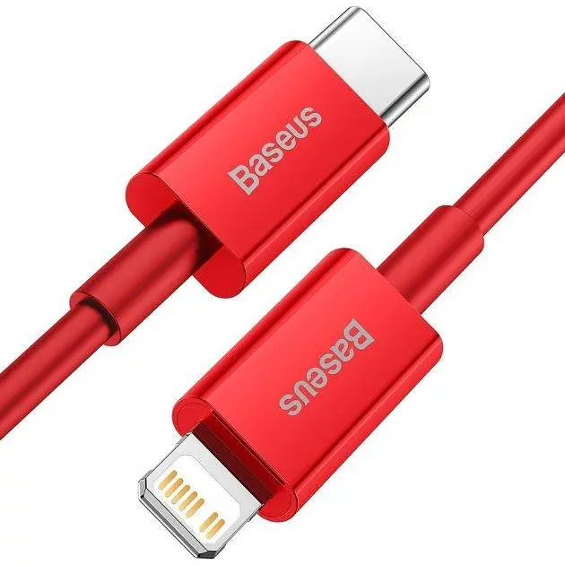 Кабель Baseus Superior Series Fast Charging Data Cable Type-C to iP PD 20W 1m CATLYS-A09 Red - фото 3