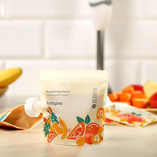Пищевые пакеты BabyOno многоразовые 150 мл 5 шт. (1467) - фото 8