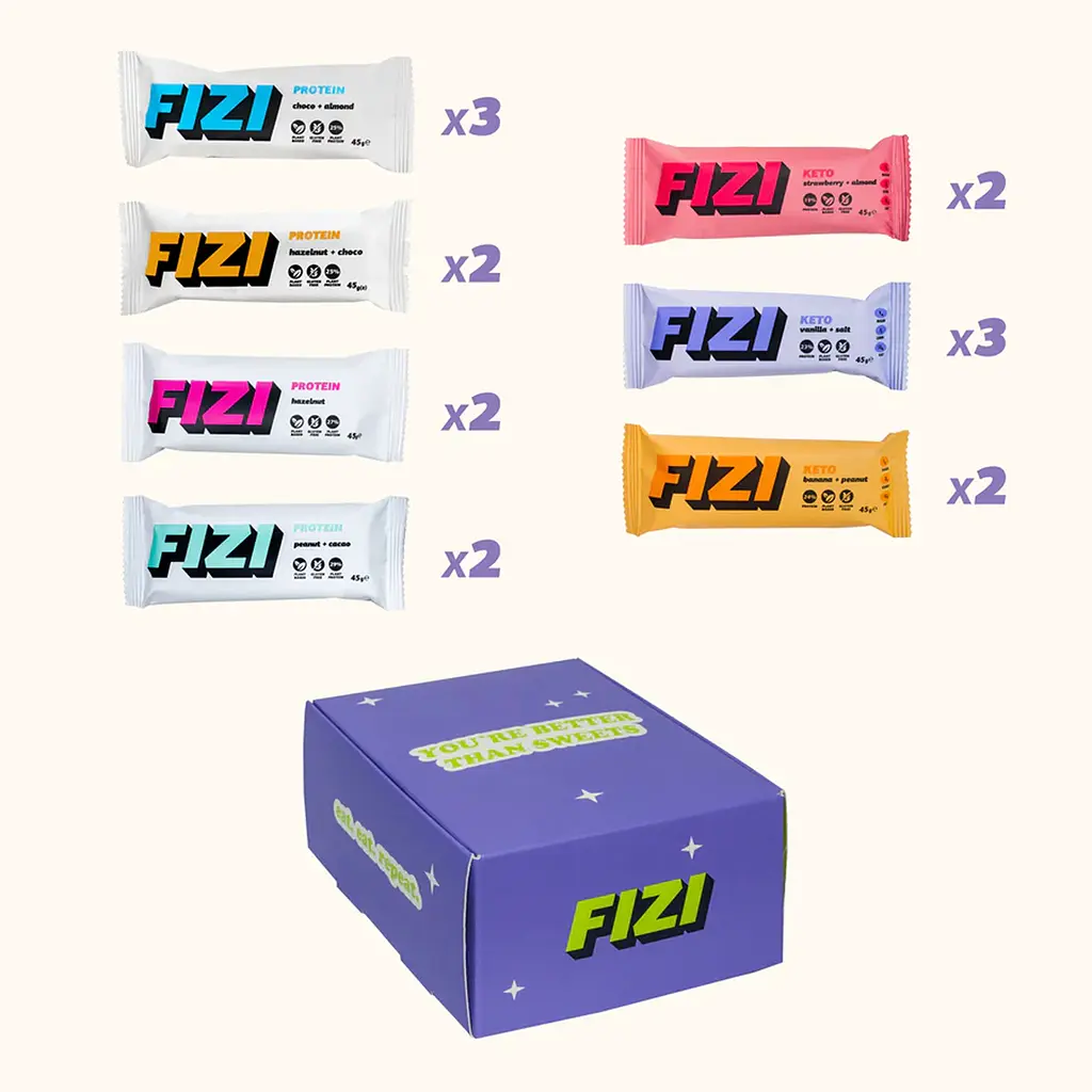 Протеїнові батончики Keto Protein Grand Box — 16 × 45 г