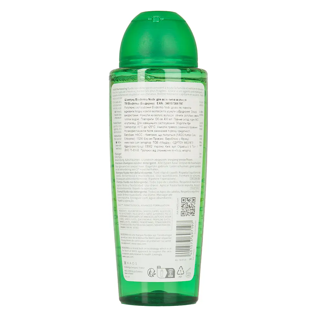 Шампунь Bioderma Nodе 400 мл (028428I) - фото 2