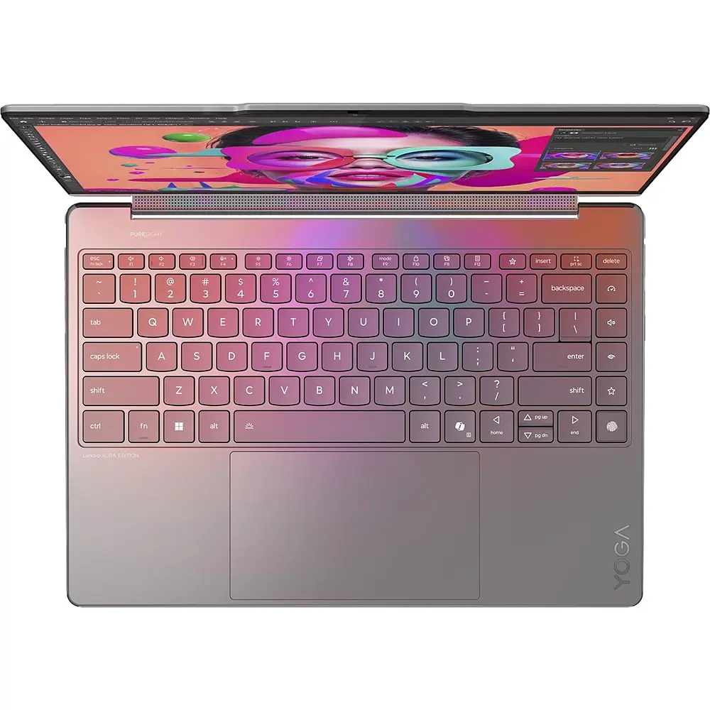 Ноутбук 2 in 1 LENOVO Yoga 9 14ILL10, Intel Core Ultra 7 258V до 4.8GHz, 14" 2.8K Touch, 32GB, 1TB, Intel Arc 140V graphics, Windows 11 Pro - фото 4
