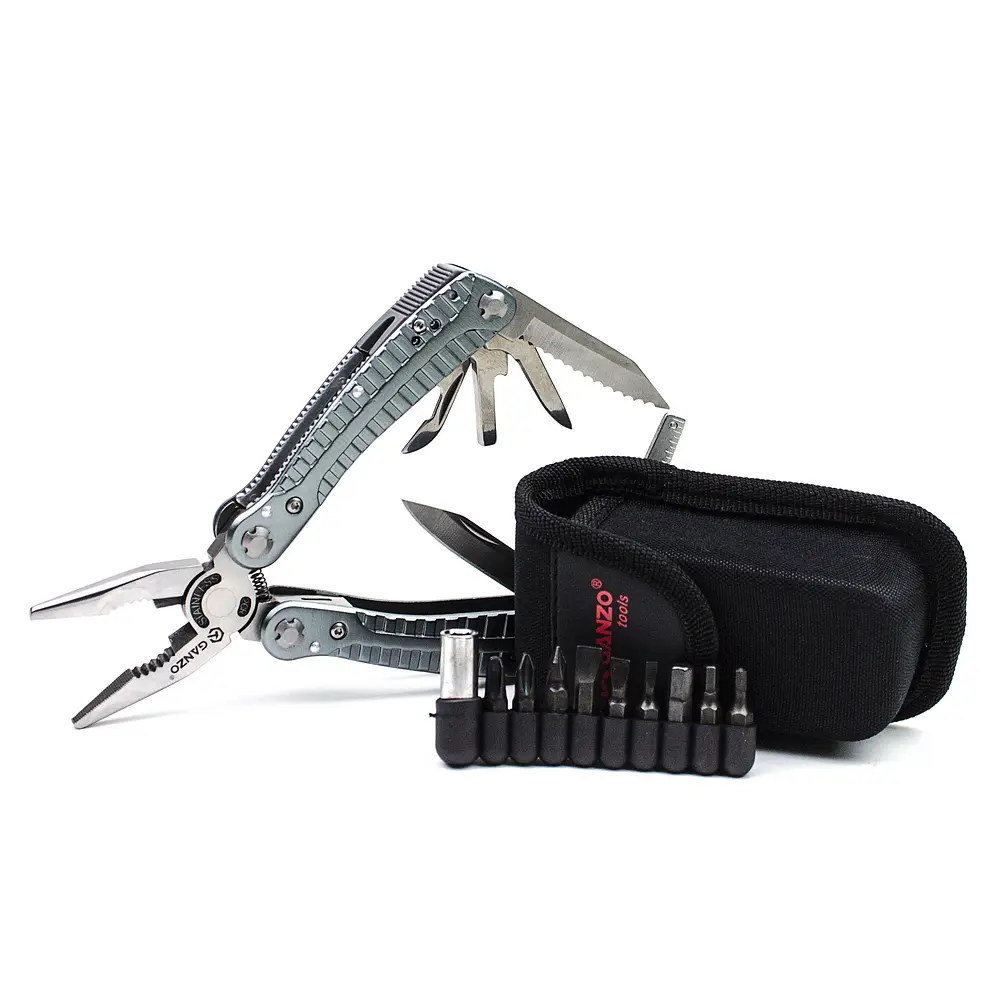 Мультитул Ganzo Multi Tool (G105) G3130, Сріблястий - фото 3