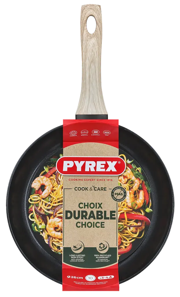 Сковорода Pyrex Cook&Care 26 см класична (7120906) - фото 7