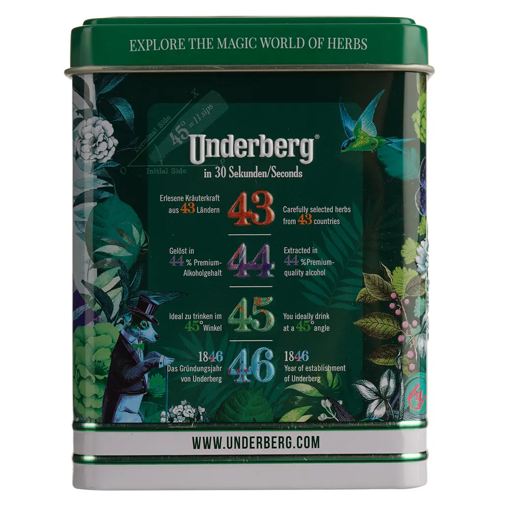 Настойка Underberg Bitter 44% 0.24 л (12 шт. х 0.02 л) - фото 2
