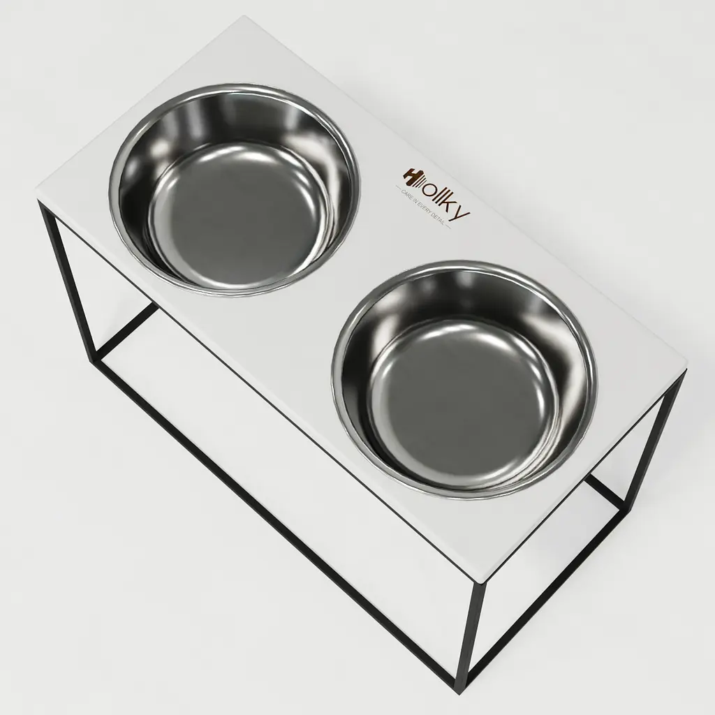 Hollky Base XXL40 — миски на підставці для дуже великих собак (2 × 2,8 л) - фото 9