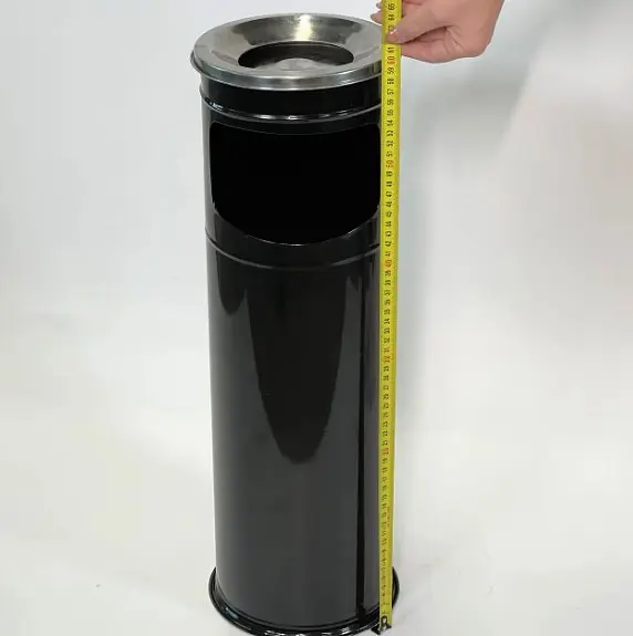 Підлогова урна з попільничкою Maxiflow чорна 19х60 см (4418.1960S.102.00) - фото 3