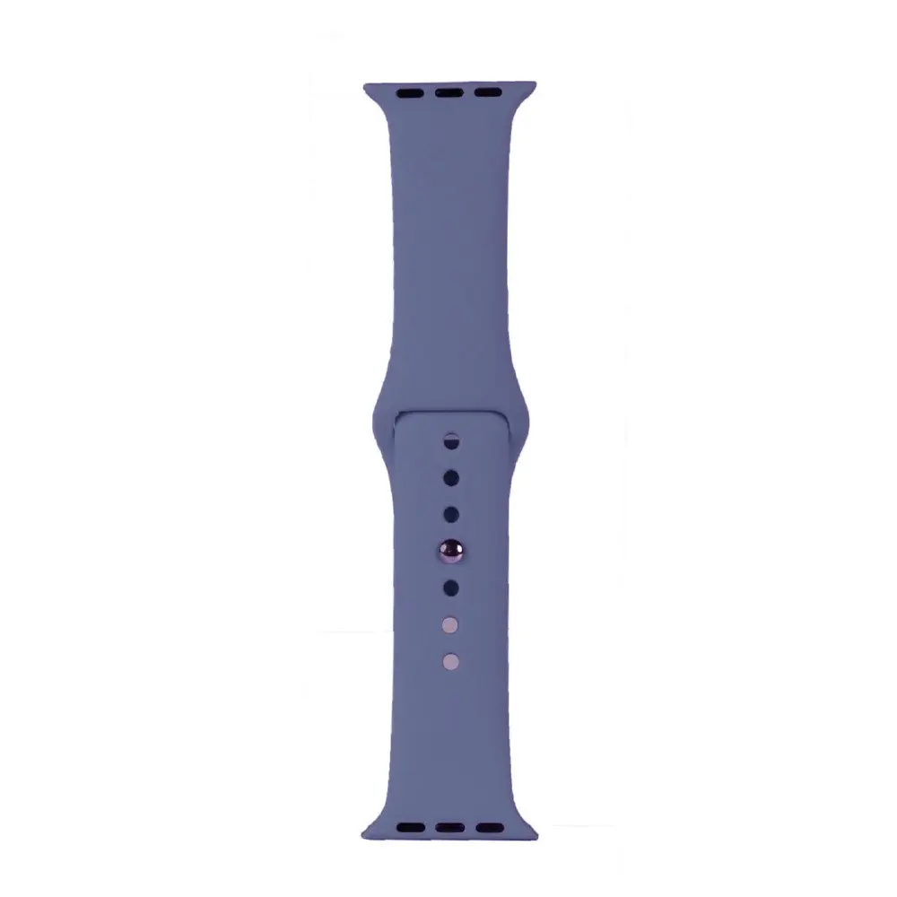 Ремінець Silicone Apple Watch 38/40/41 мм Lavender Grey L (28) (46) - фото 2