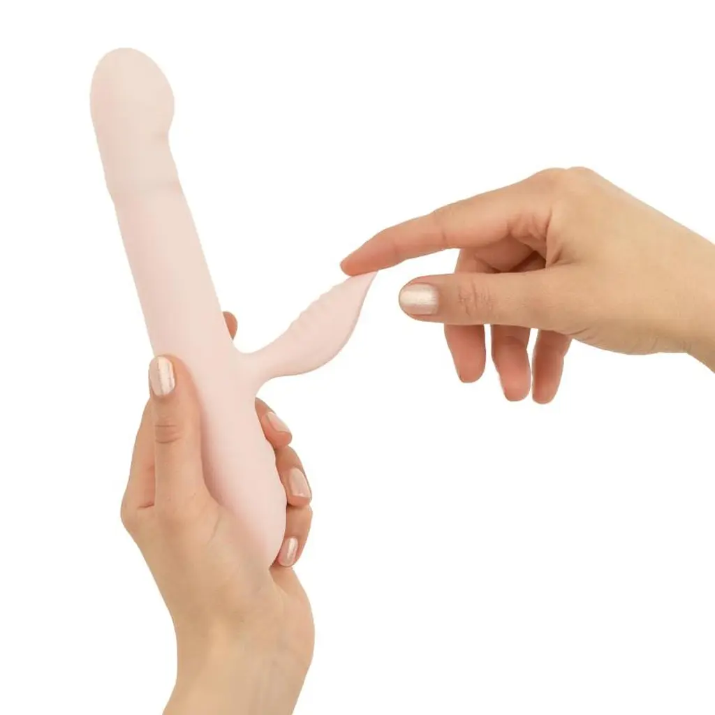 Вібратор-кролик Fleshlight Good Vibes Only Shai, 22 см (рожевий) - фото 2