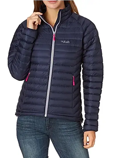 Куртка Rab Microlight Jacket wmns 14 Темно-синий - фото 7