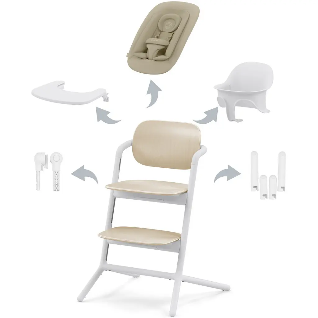Стул для кормления Cybex Lemo 4 в 1 Sand White (521003223) - фото 6