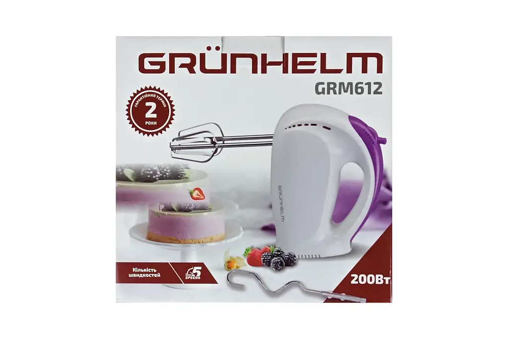 Миксер Grunhelm GRM612 (137507) - фото 5