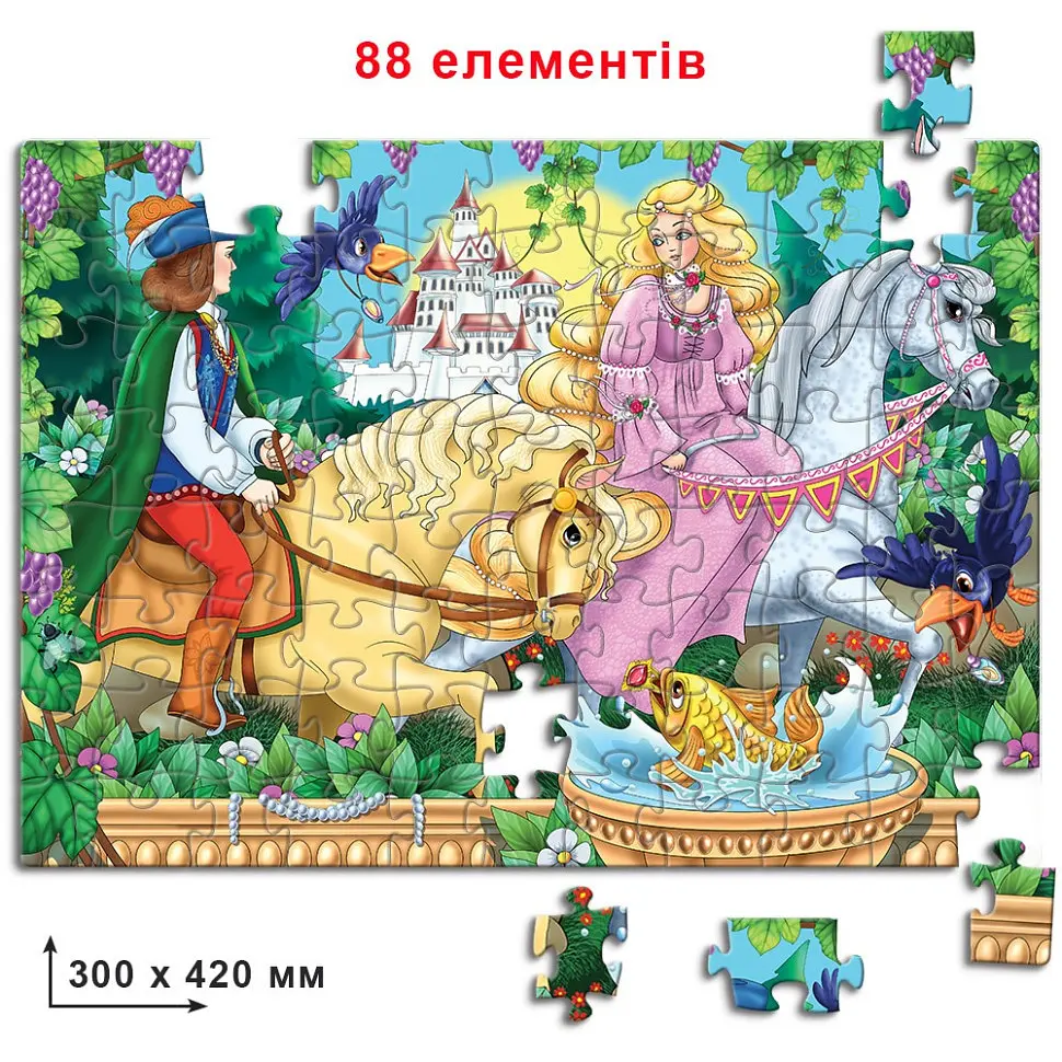 Дитячі пазли Золотовласка 83330, 88 елементів - фото 2