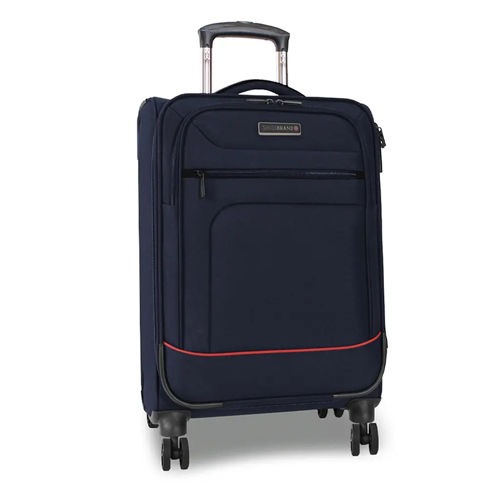 Валіза середня Swissbrand Alford (M) Polyester Navy (SWB_LBALF603M)