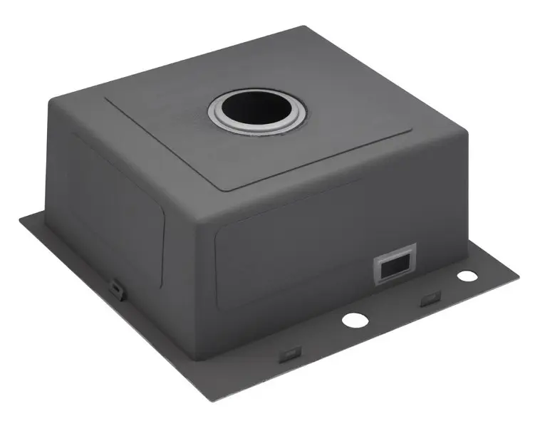 Кухонна мийка Kroner KRP Gebürstet - 4545HM (3.0/1.0 мм) (CV033855) - фото 9
