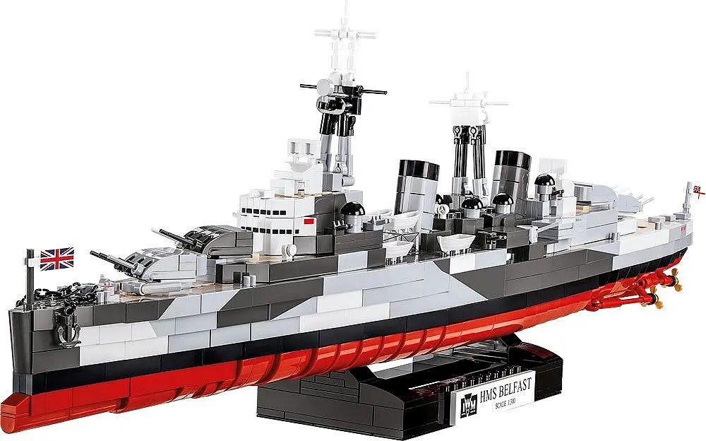 Конструктор COBI корабель 1:300 HMS BELFAST 4844 - фото 3