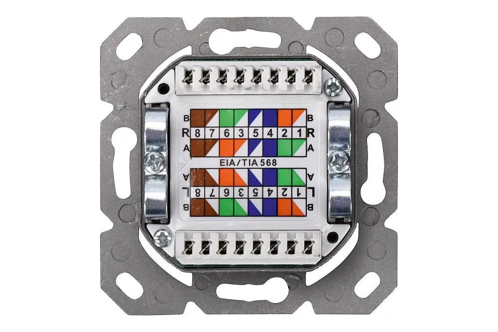 Розетка на два порта RJ45 CAT5E DN-9001-N DIGITUS by ASSMANN - фото 5