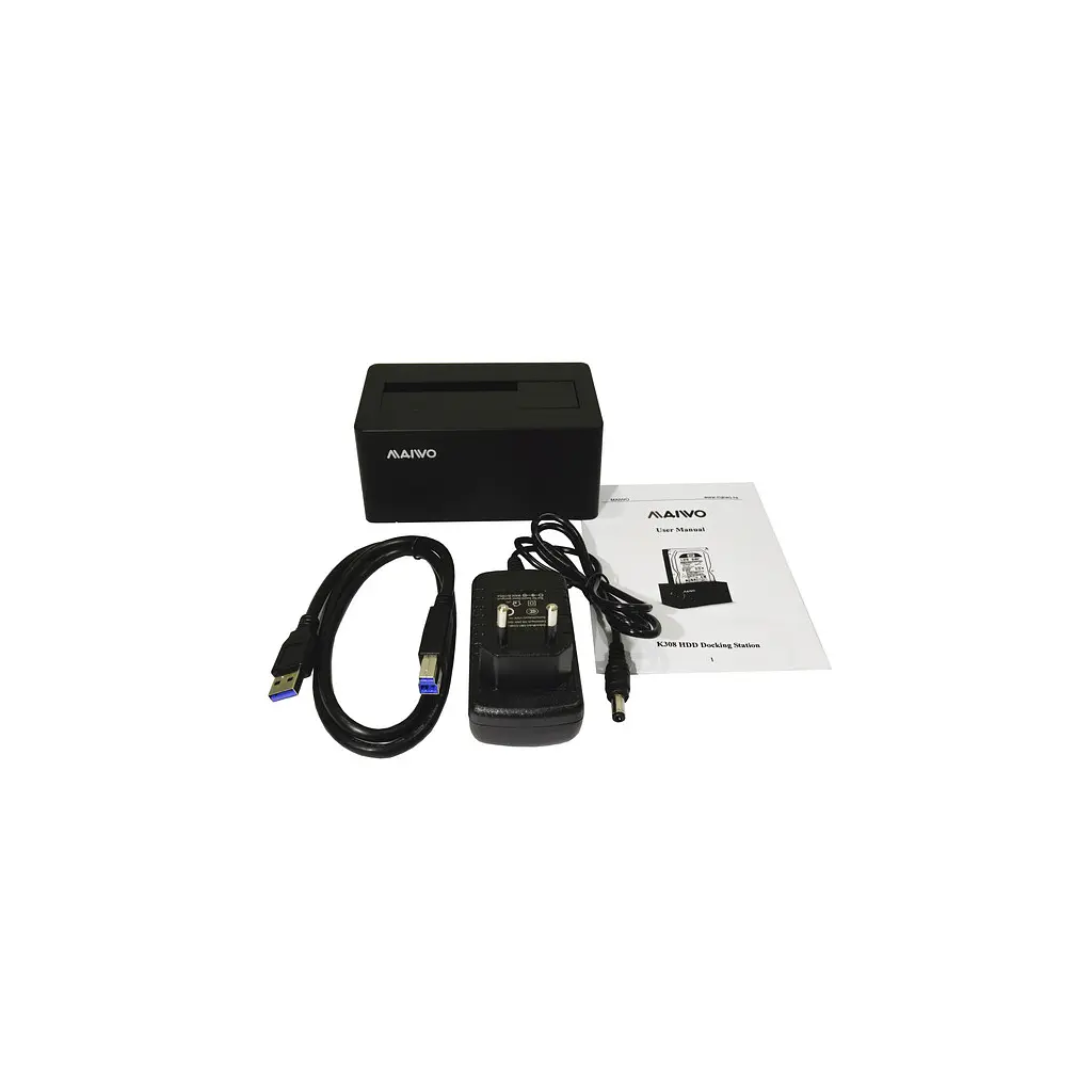 Док-станція для накопичувачів Maiwo HDD 2.5"/3.5" SATA/SSD USB 3.0 (K308P) - фото 7