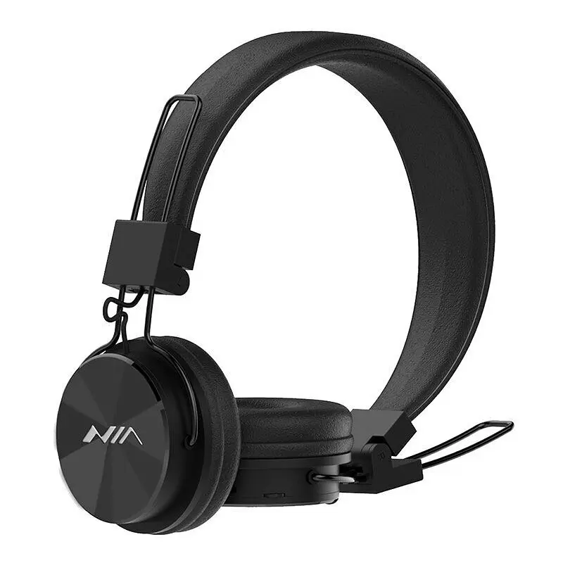 Навушники Bluetooth бездротові NIA X3 + BT Superb Sound навушники накладні чорні - фото 5