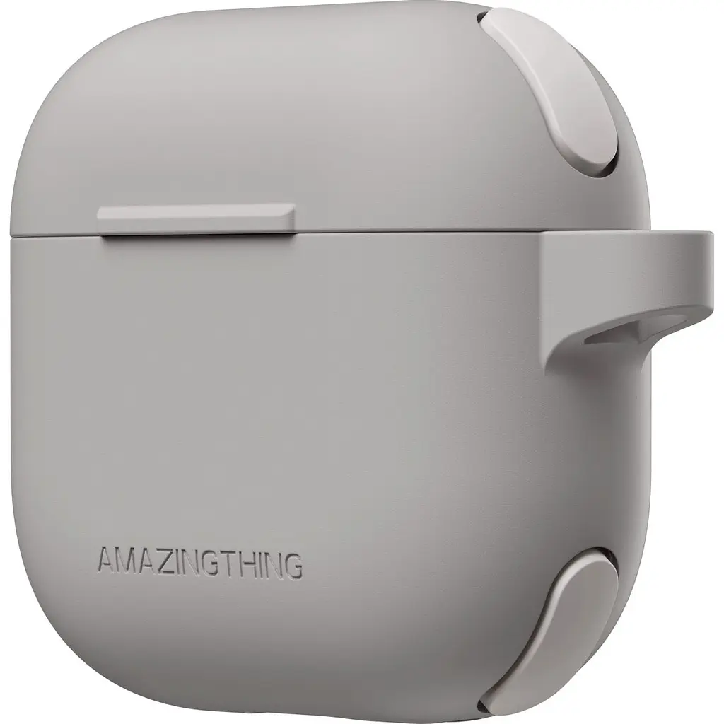 Чохол AmazingThing Omni GripClip Case для Apple AirPods 4 Titan Grey (APRO4OMGY) [131105] - фото 3