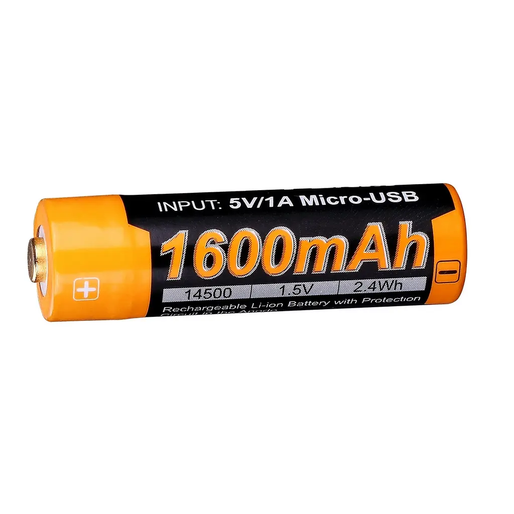 Акумулятор 14500 АА Fenix ARB-L14-1600U  Li-ion з micro-USB зарядкою - фото 6
