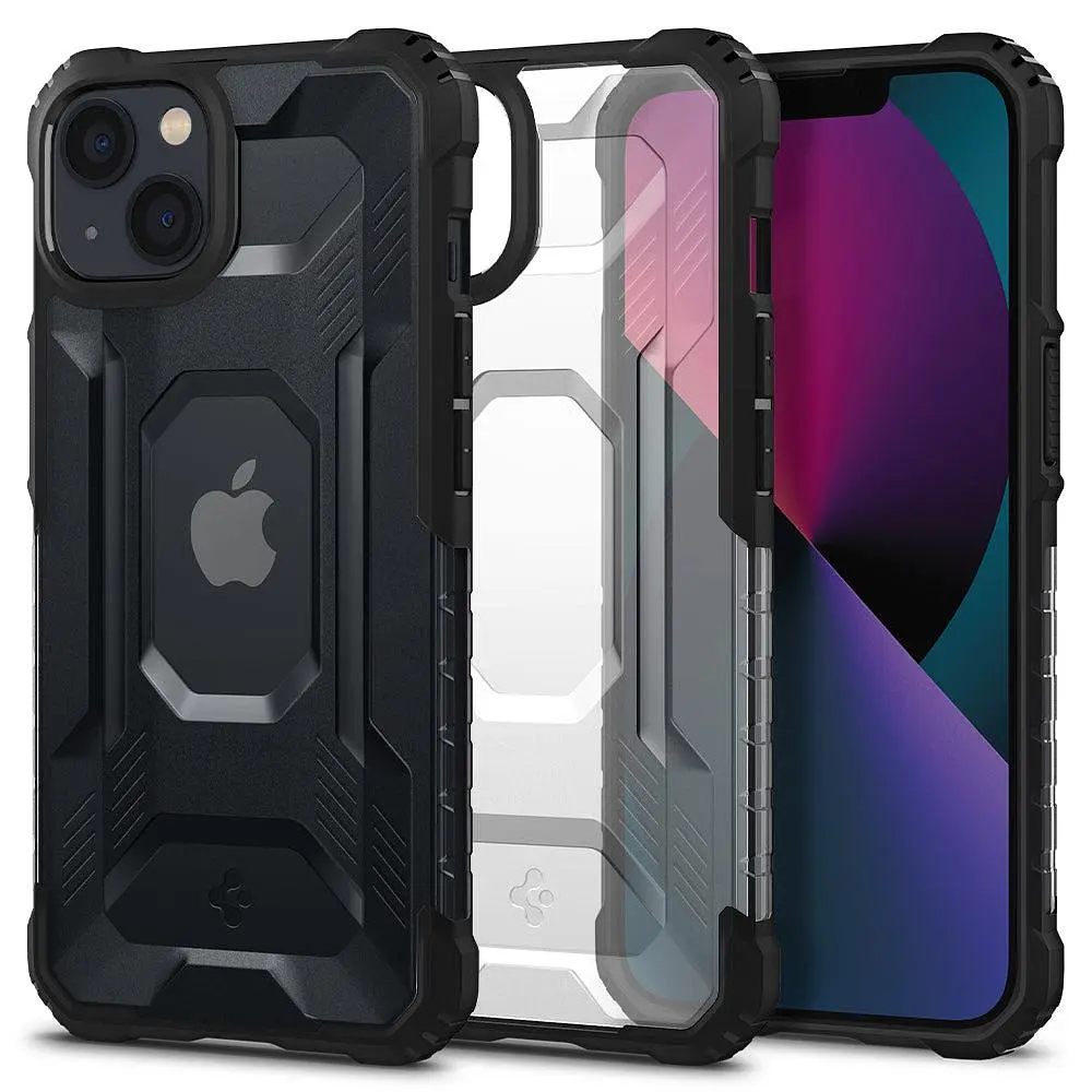 Оригінальний протиударний чохол Spigen Nitro Force для iPhone 13 \| 14 Matte Black (ACS03547) - фото 5