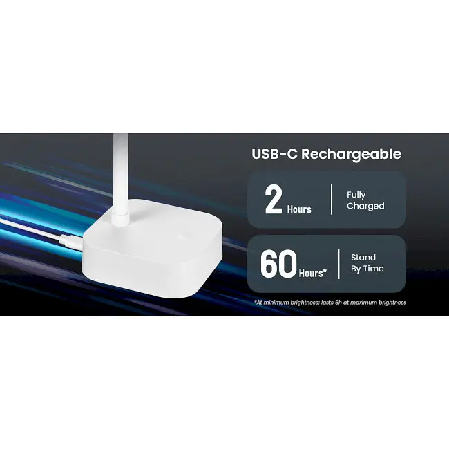 Настільна лампа акумуляторна Yeelight Rechargeable Desk Lamp YLYTD-0039 біла YLYTD-0039 - фото 3