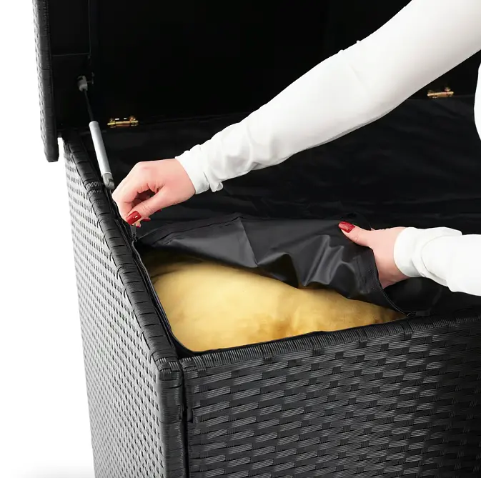 Скриня садова для зберігання Di Volio Varise 740 L чорний - фото 6