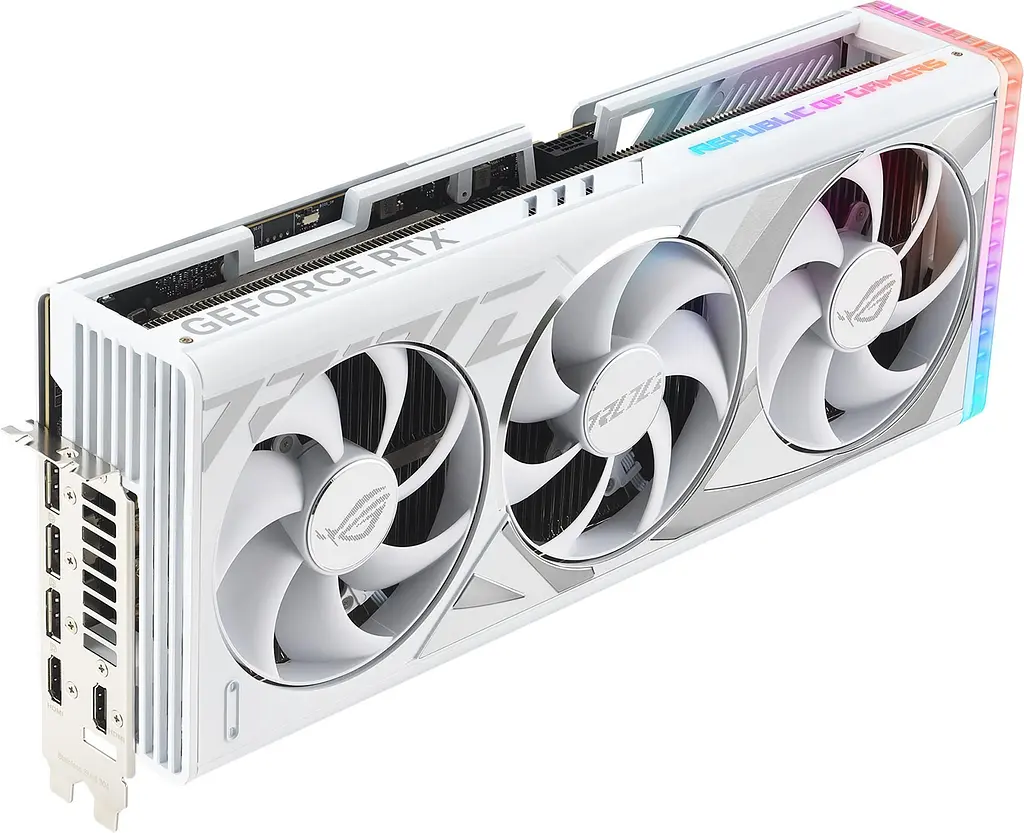 Видеокарта ASUS RTX 4080 16GB ROG Strix Gaming OC White (ROG-STRIX-RTX4080-O16G-WHITE) (GDDR6X, 256 bit, PCI-E v4.0 x16) Б/у - фото 8